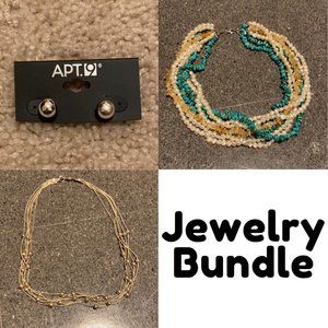 Silver and Turquoise Jewelry Bundle